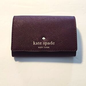 Kate spade Mika’s pond Christine  Deep Plum wallet